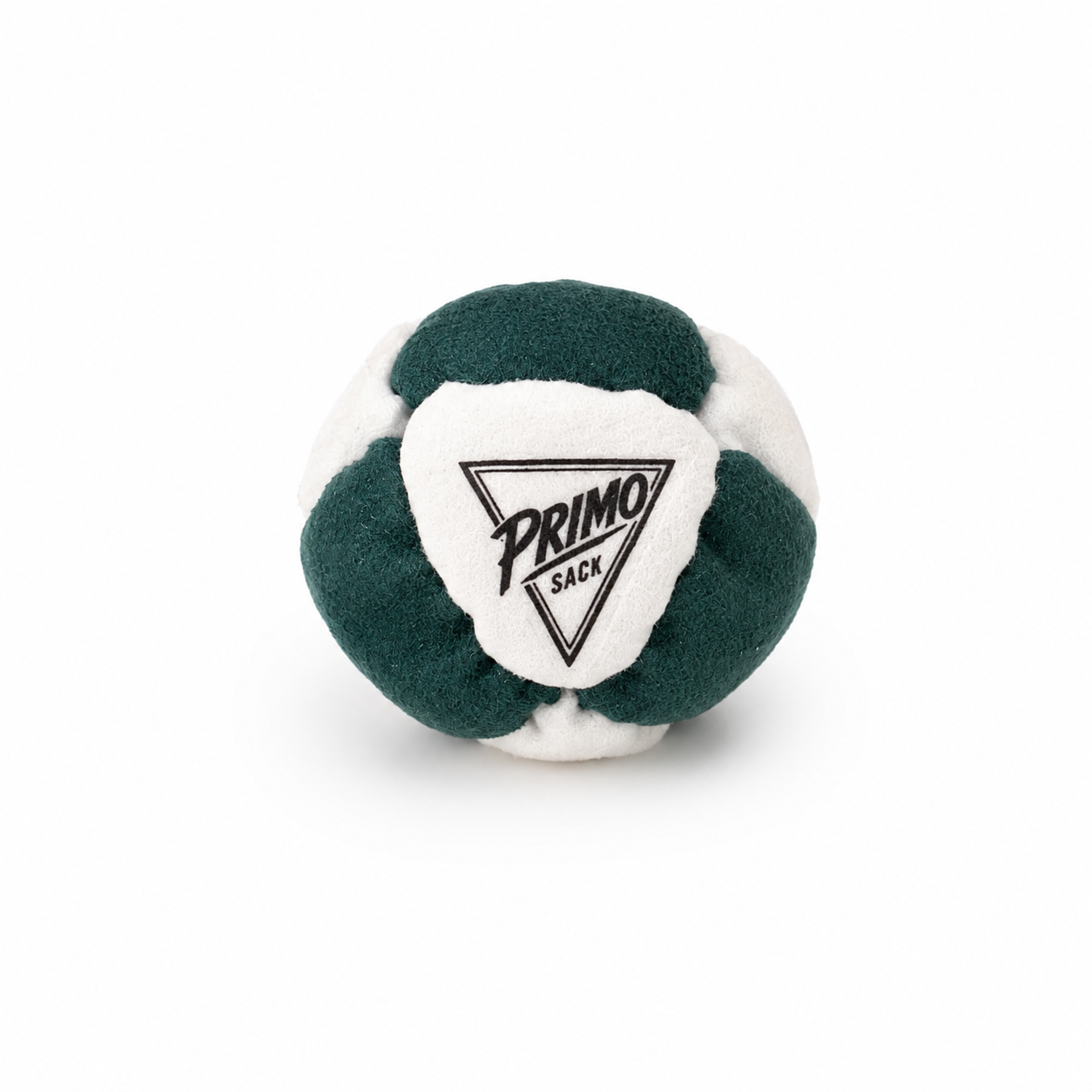 White - Green hacky sack