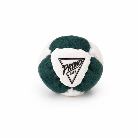 White - Green hacky sack